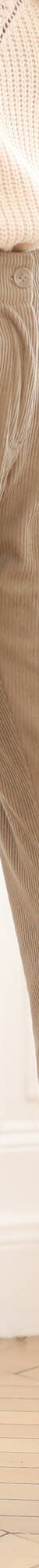 Pantalon 7/8ème, velours (taupe) Pantalon 7/8ème, velours (taupe)